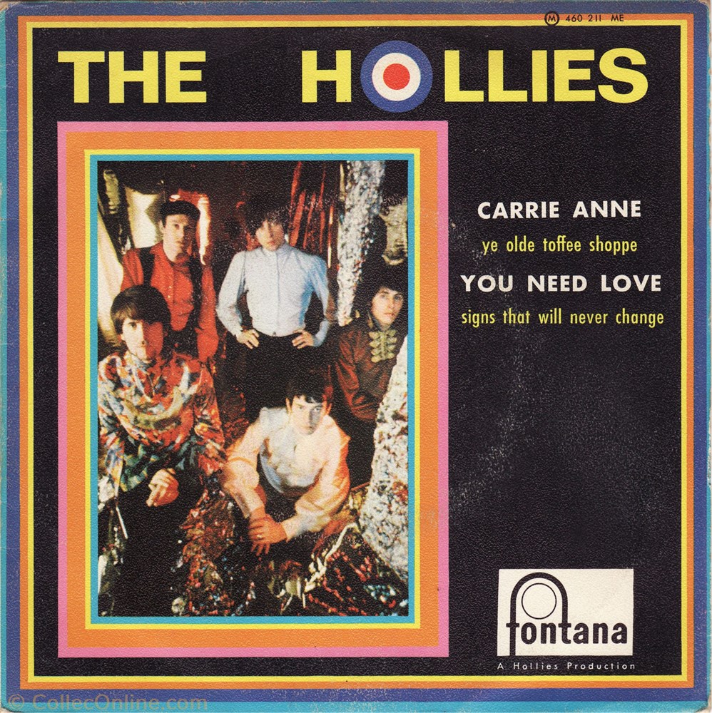 The Hollies - Carrie Anne musique instrument the hollies carrie anne