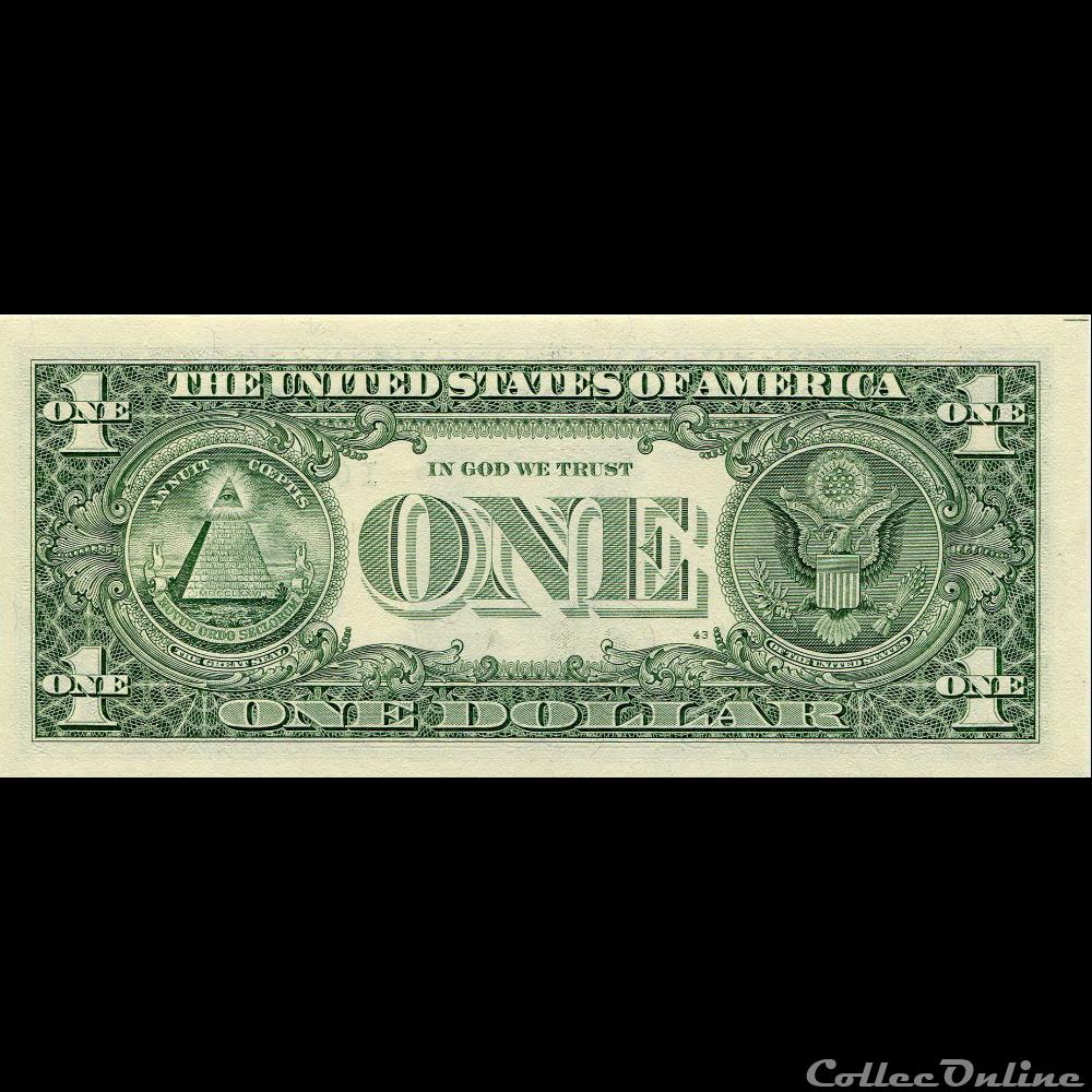 I- 1$ Federal Reserve Notes - Small Size 2003A Series billet amerique du nord etat uni i 1 federal reserve notes small size 2003a series