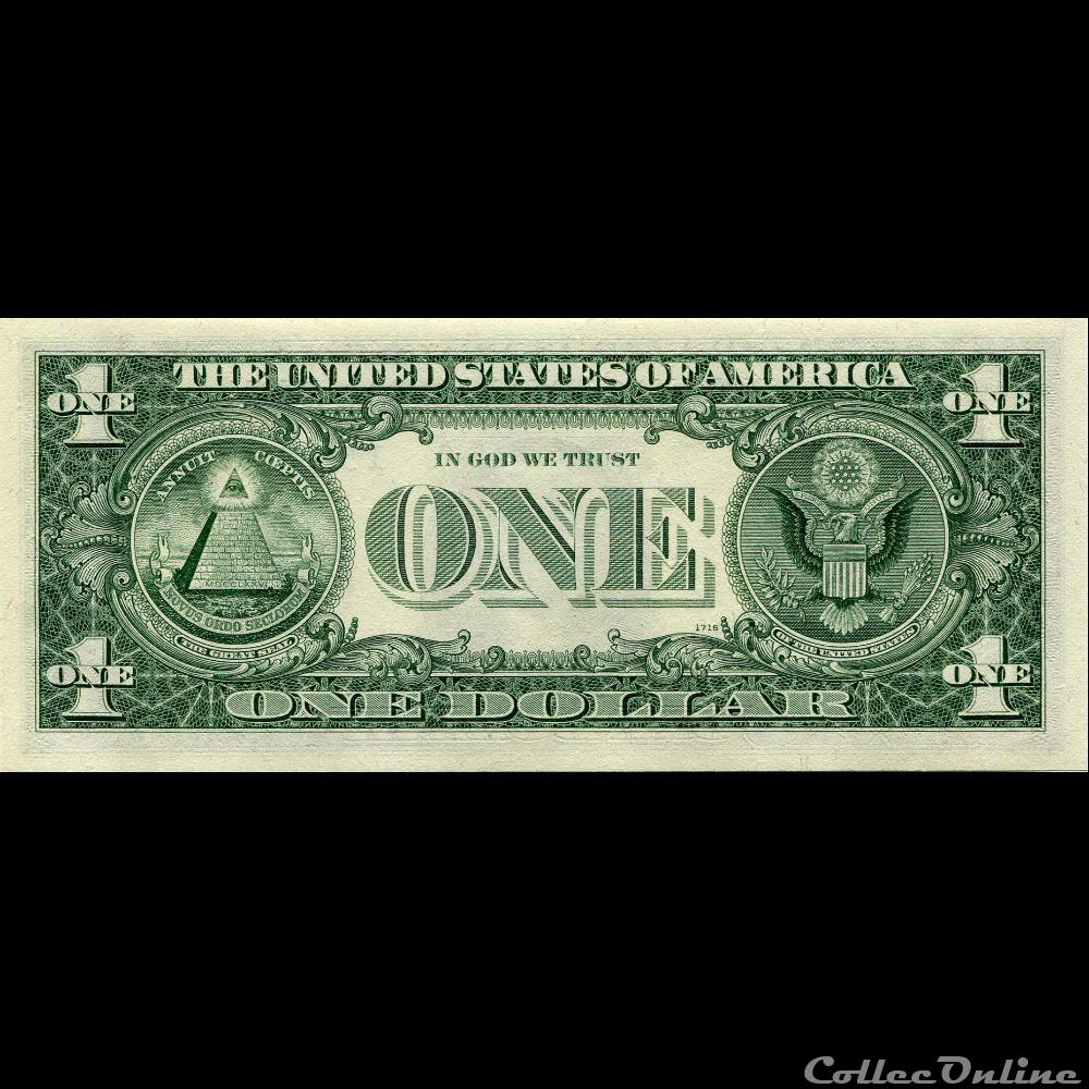 billet amerique du nord etat uni i 1 federal reserve notes small size 1969d series