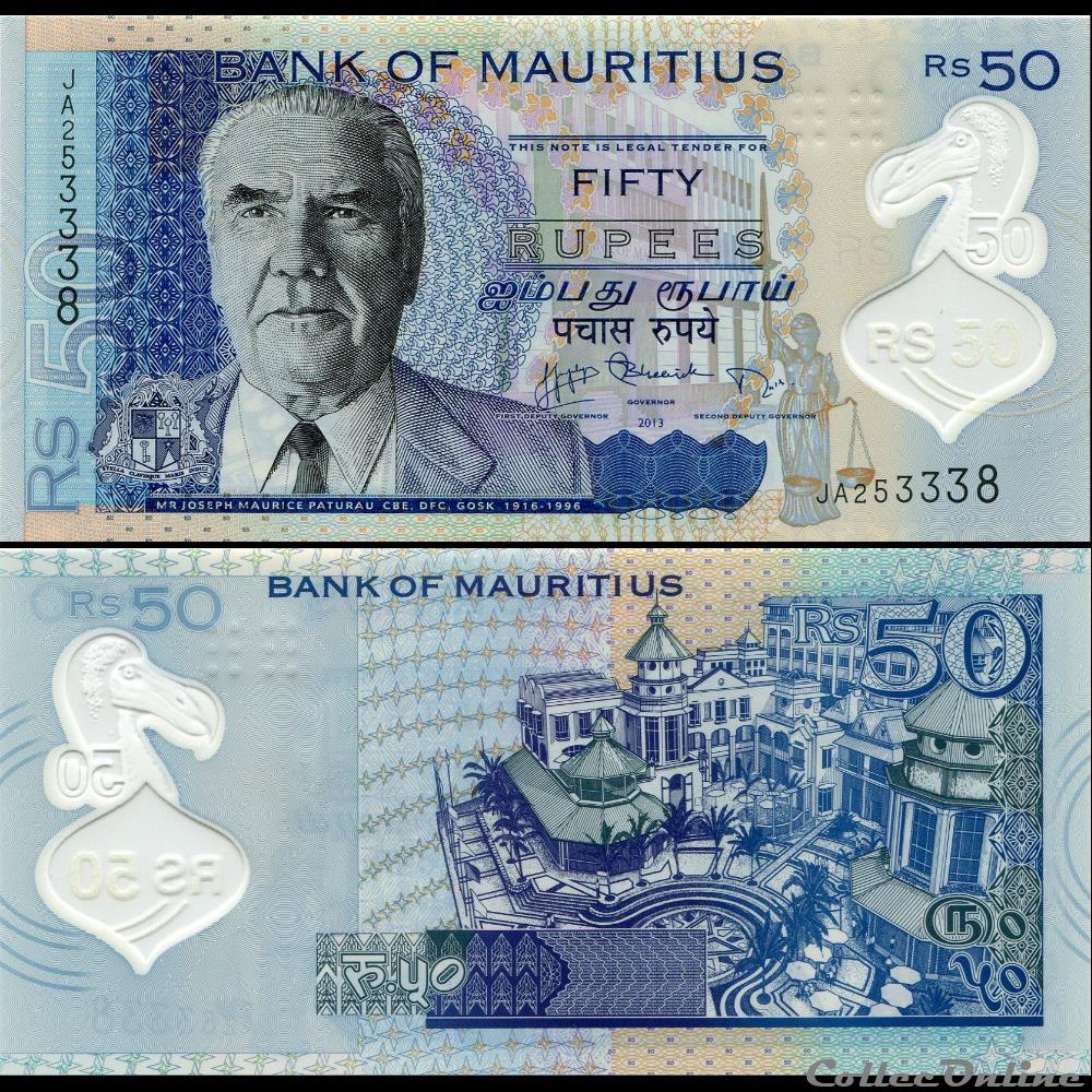 Devise de l'île Maurice - Devise, billets et argent de Maurice
