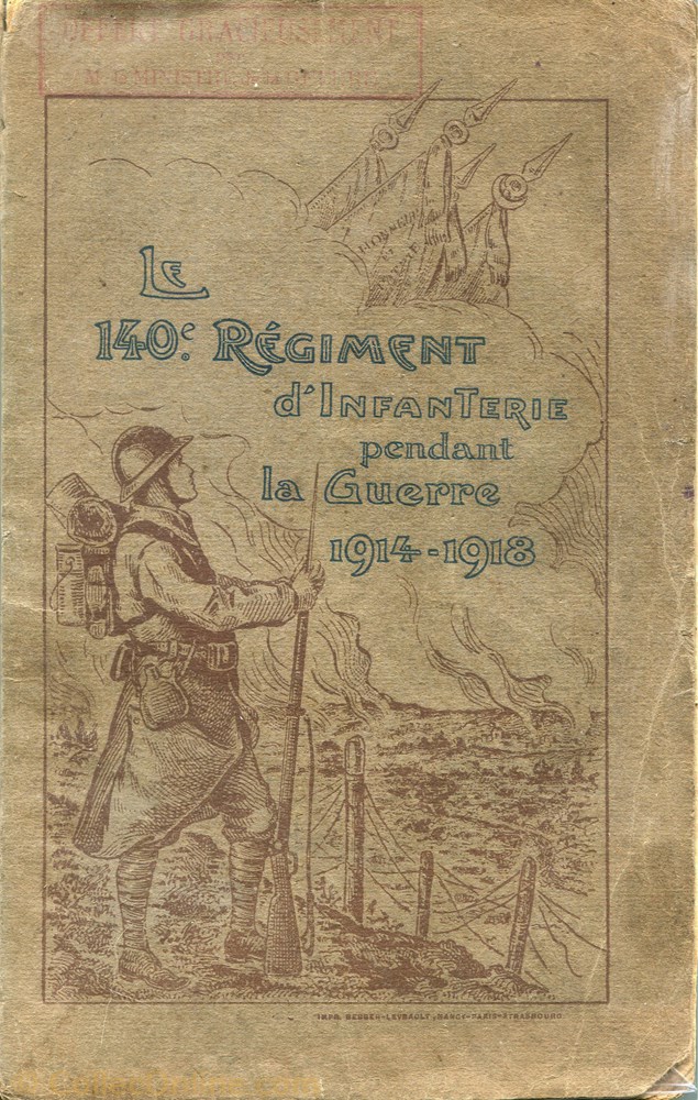 militarium livre revue catalogue historique du 140 regiment infanterie