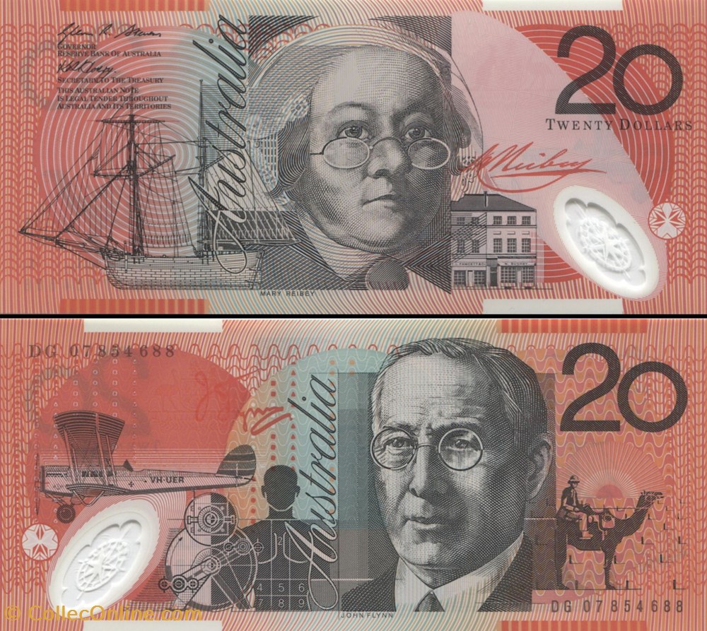 billets oceanie australie pick 59 e 20 dollars 2007
