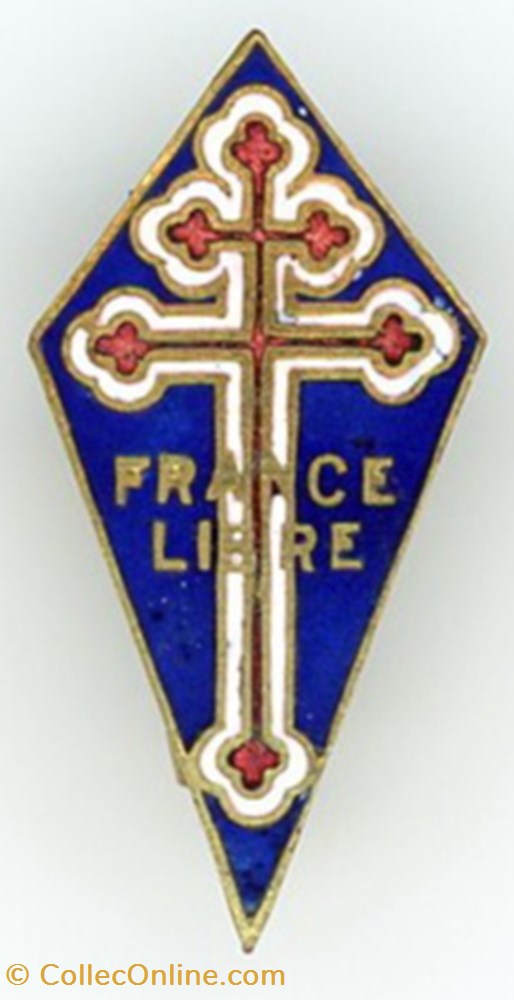 Insigne Force Navales Françaises Libre militarium medaille insigne force navales francaises libre