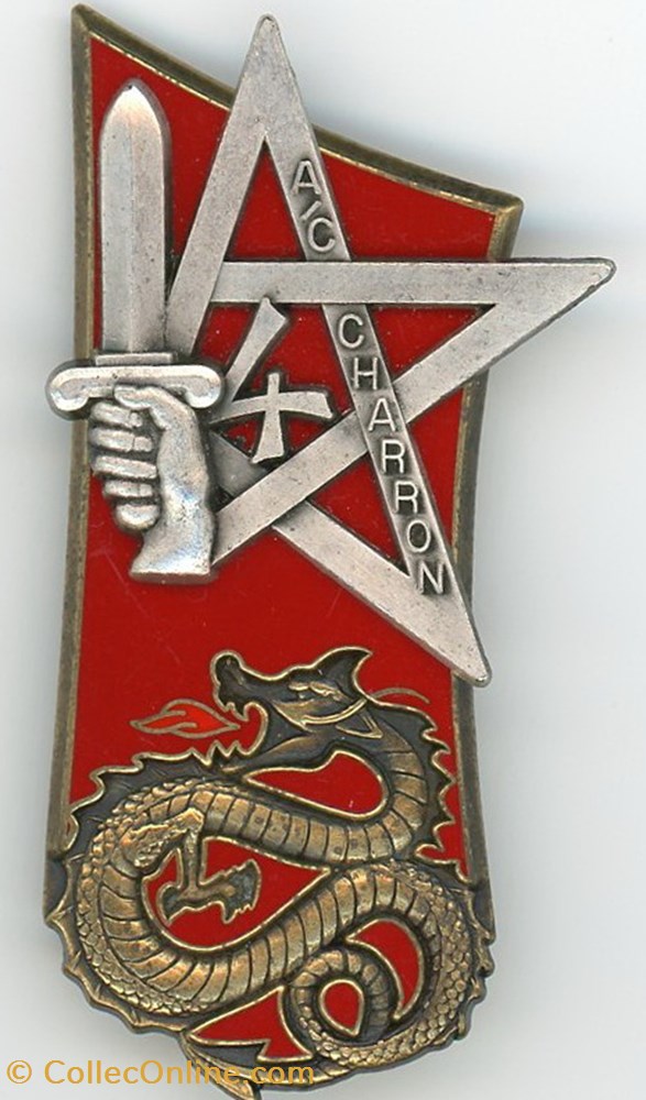 Insigne ENSOA - 122° Promotion Charron Paul militaria medailles insignes insigne ensoa 122 promotion charron paul