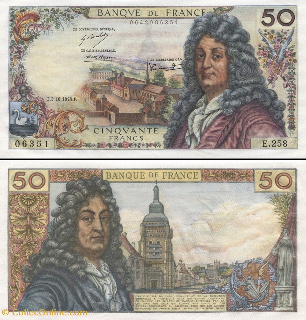 FRANCE - 50 FRANCS billets europe france 50 francs