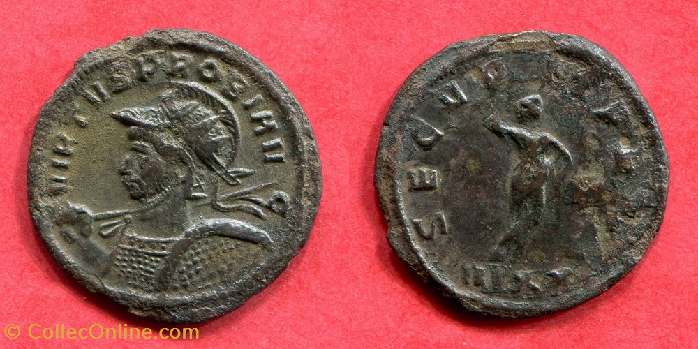 PROBUS - SECVRIT PERP - RIC 526 monnaie antique av jc a ap romaine republicaine imperiale probus secvrit perp ric 526
