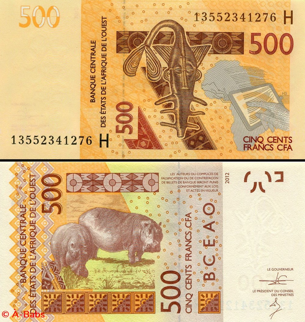 B.C.E.A.O - FRANCS CFA - NIGER - LETTRE H - 500 FRANCS - PICK 619 H b billets afrique senegal b c e a o francs cfa niger lettre h 500 francs pick 619 h b