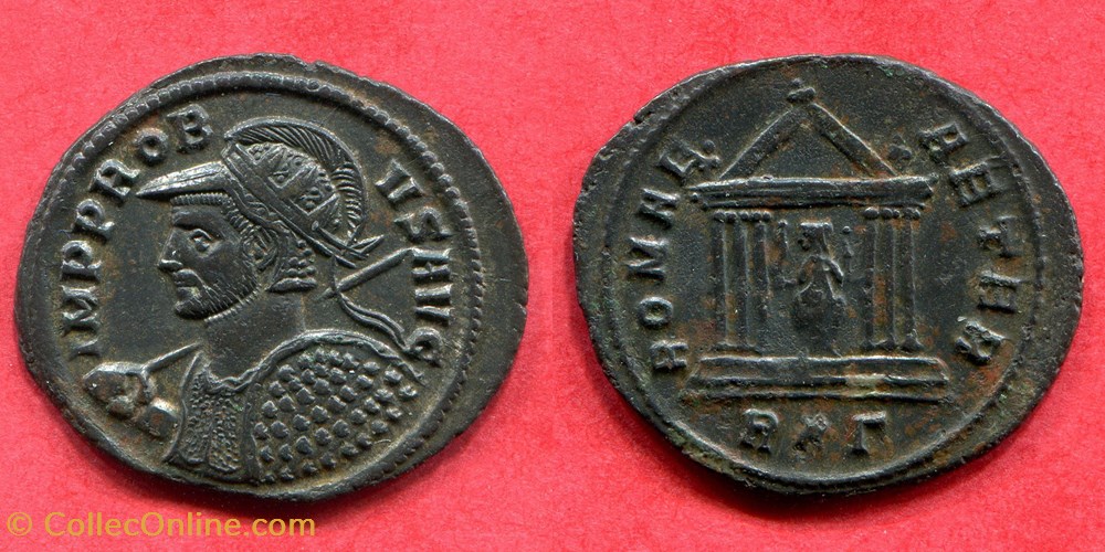 PROBUS - ROMAE AETER - RIC 186 monnaie antique av jc ap romaine republicaine imperiale probus romae aeter ric 186