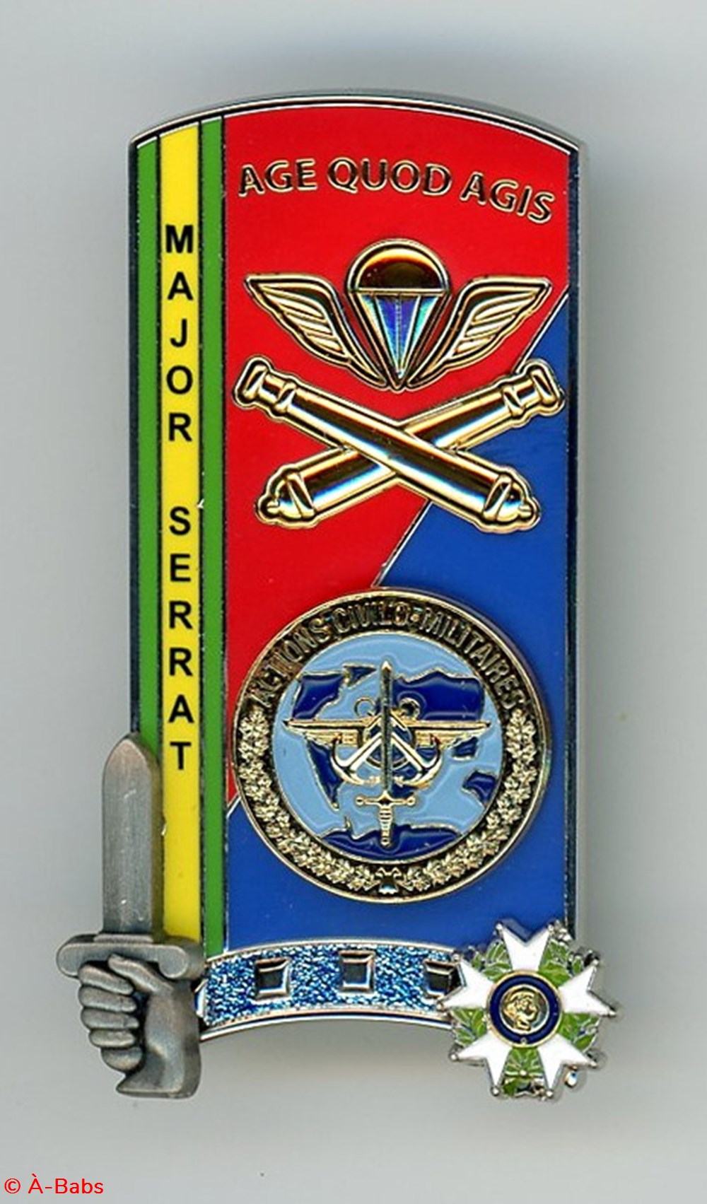 militaria medailles insignes insigne ensoa 317 promotion serrat thierry