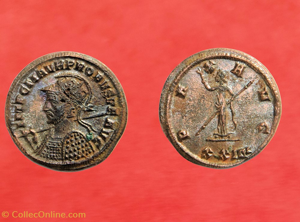 monnaies antiquite jc ap romaines republicaines imperiales probus pax avg ric 704