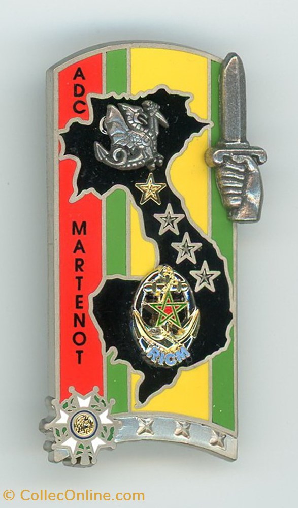 Insigne ENSOA - 250° Promotion de Martenot Maurice militarium medaille insigne ensoa 250 promotion de martenot maurice