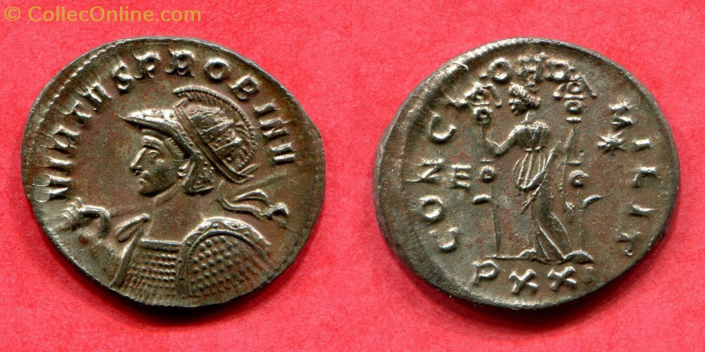 monnaie antique av jc a ap romaine republicaine imperiale probus concord milit ric 481