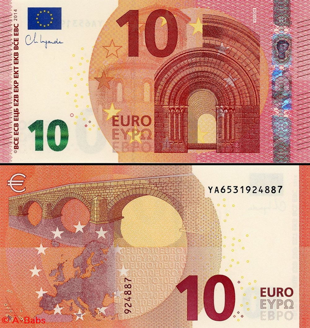 10 EUROS - SIGNATURE LAGARDE - PICK 21 Y - GRECE billets allemagne 10 euros signature lagarde pick 21 y grece