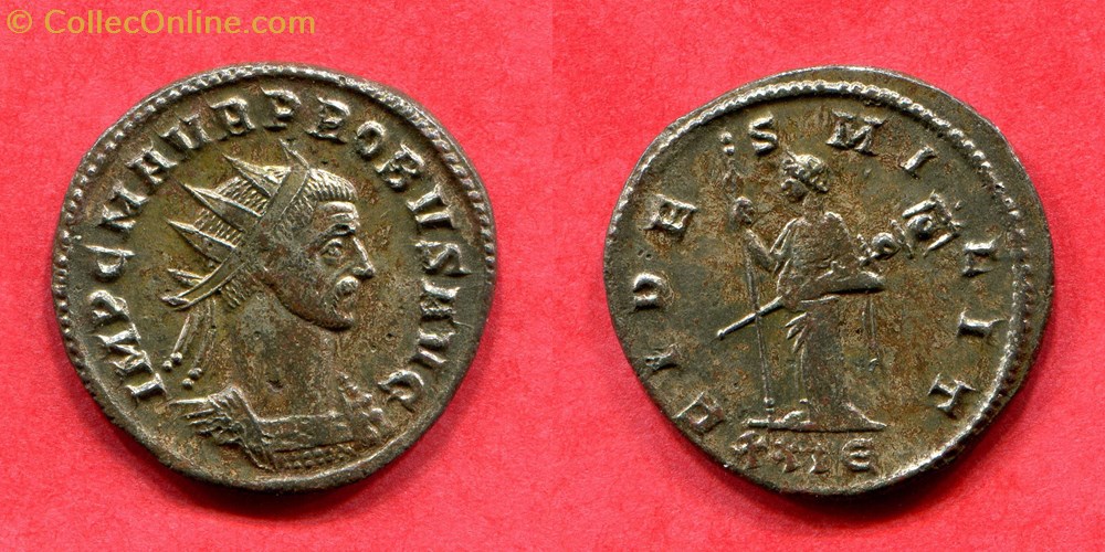 monnaie antique av jc a ap romaine republicaine imperiale probus fides milit ric 151