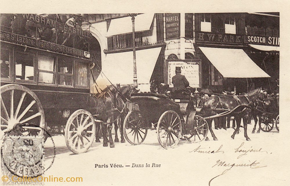 Collection Paris Vécu - N°092 cartes postales europe france collection paris vecu n 092