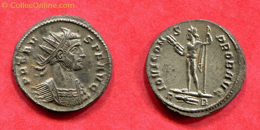 PROBUS - IOVI CONS PROB AVG - RIC 175 monnaie antique jc ap romaine republicaine imperiale probus iovi cons prob avg ric 175
