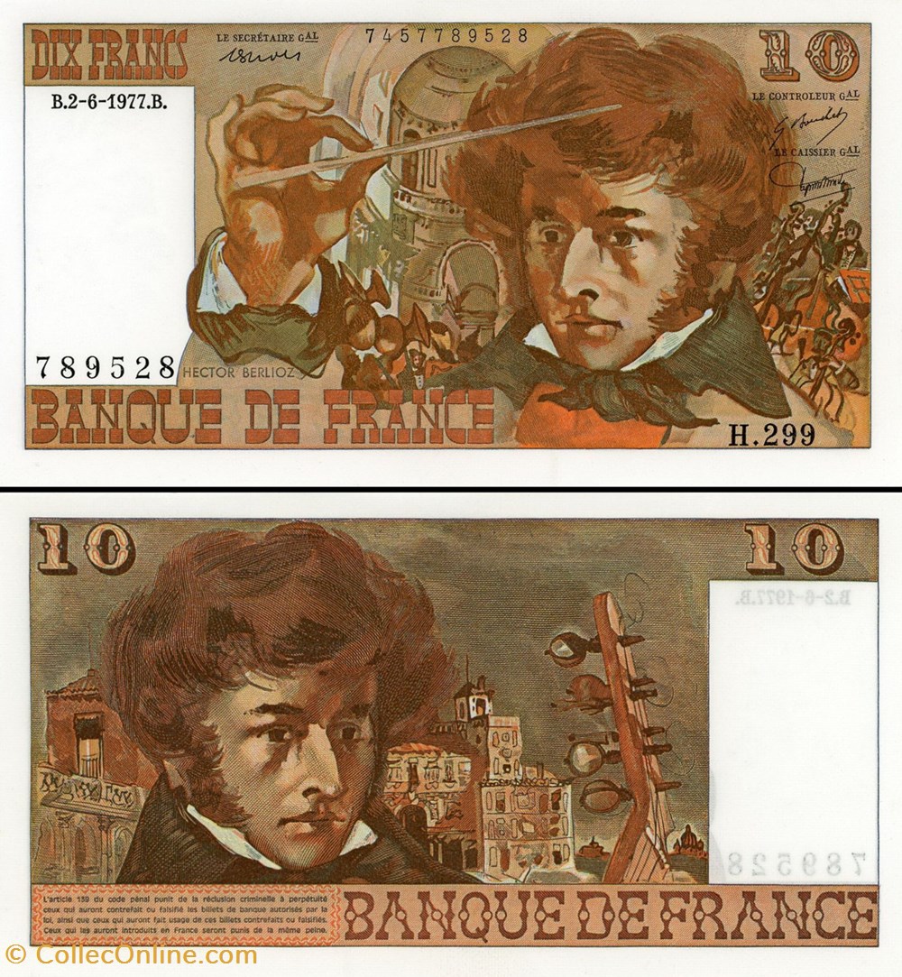 FRANCE - 10 FRANCS billets europe france 10 francs