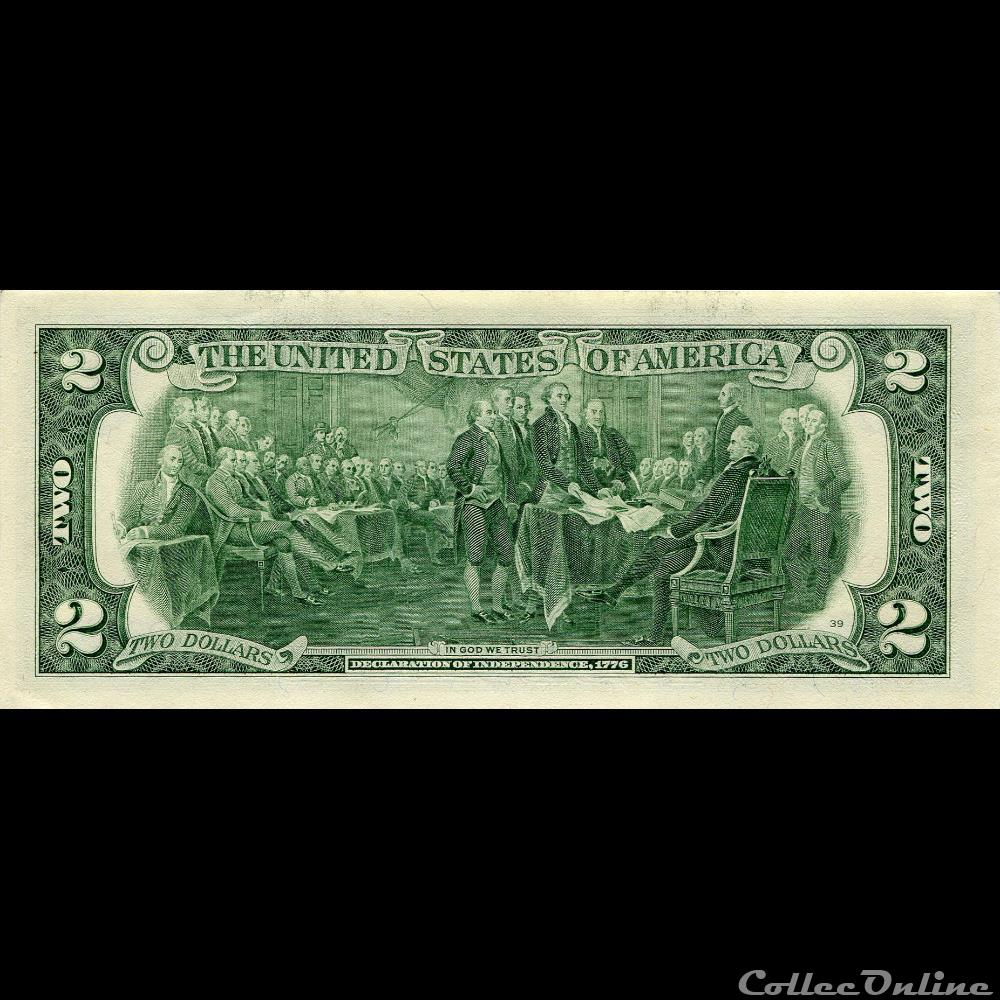 E- Richmond District - 2$ Federal Reserve Notes - Small Size 2013 Series billet amerique du nord etat uni e richmond district 2 federal reserve notes small size 2013 series