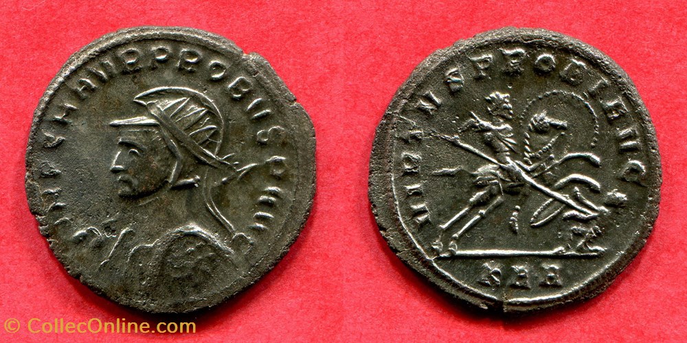 PROBUS - VIRTVS PROBI AVG - RIC 880 monnaie antique jc ap romaine republicaine imperiale probus virtvs probi avg ric 880