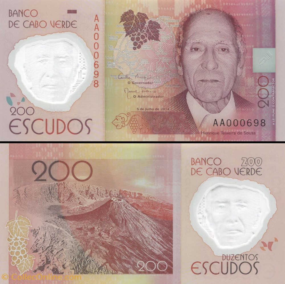 CAP-VERT - PICK 71 - 200 ESCUDOS - 2014 billets afrique cap vert pick 71 200 escudos 2014