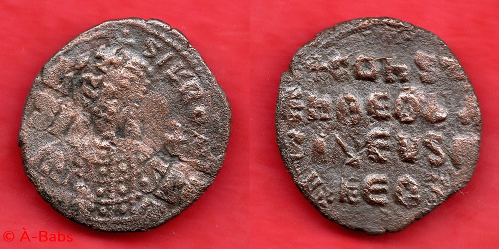 CONSTANTIN VII PORPHYROGÉNÈTE - Surfrappé monnaies byzantines la dynastie macedonienne constantin vii porphyrogenete surfrappe