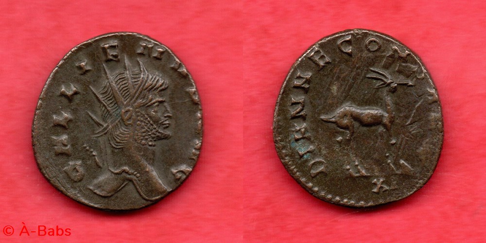 monnaies antiques romaines imperiales et republicaines gallien dia nae cons avg ric 181