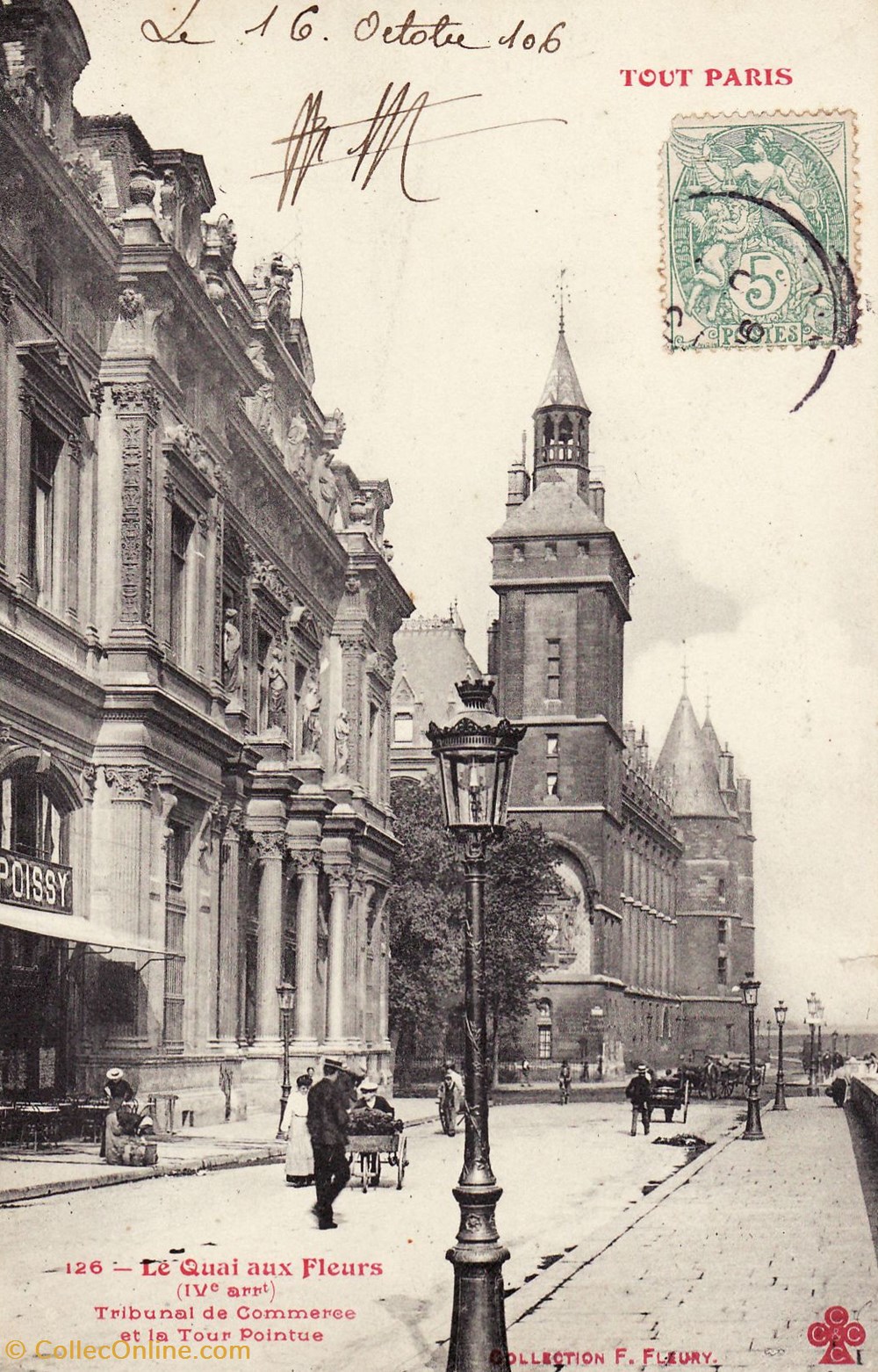 cartes postales europe france collection tout paris 126