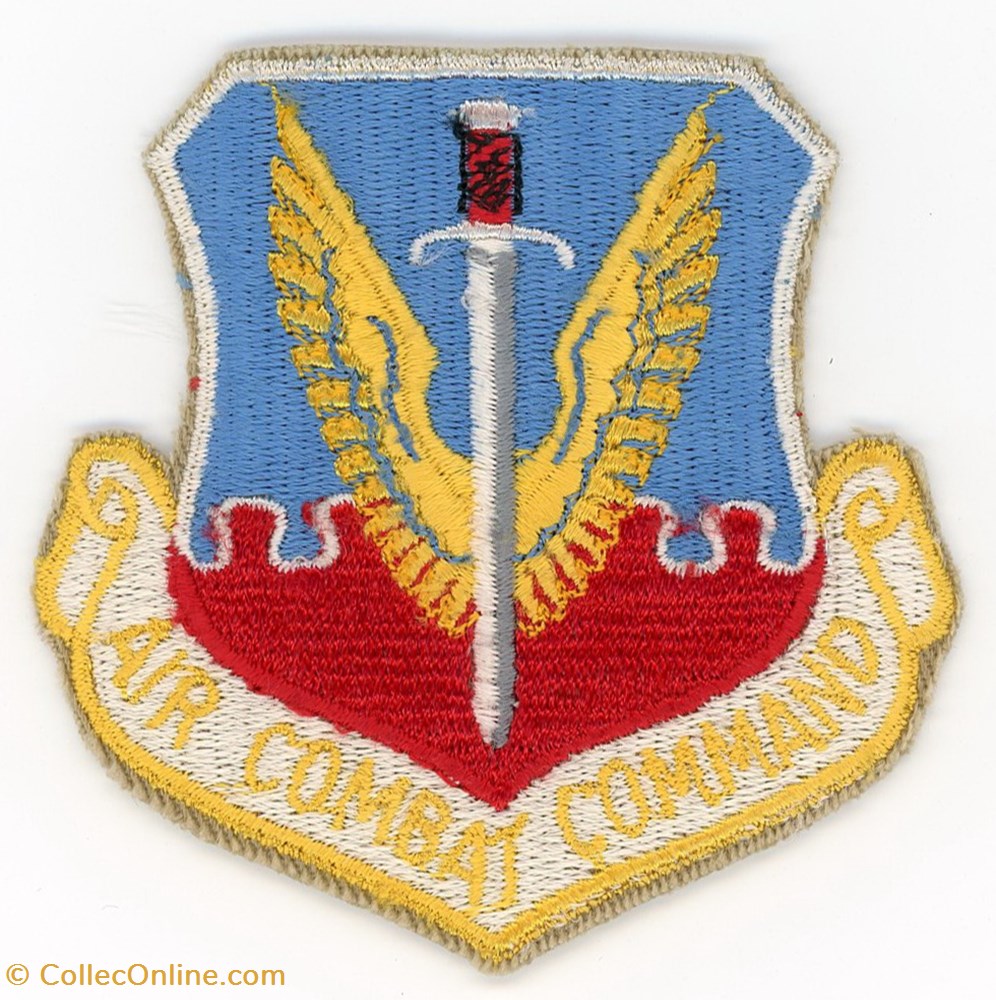 US - Aviation - Patch Air Combat Command - USA militaria medailles insignes us aviation patch air combat command usa