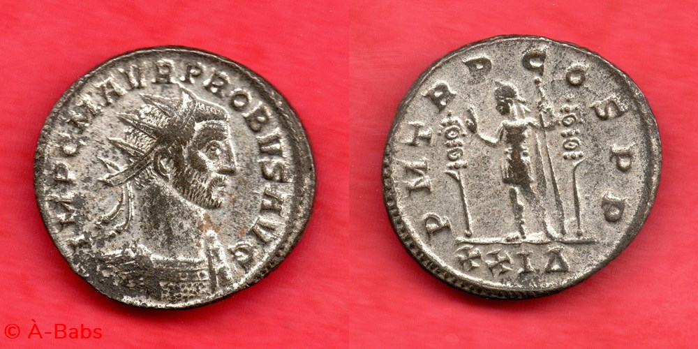 PROBUS - PM TR P COS PP - RIC 607 monnaies antiques a romaines imperiales et republicaines probus pm tr p cos pp ric 607