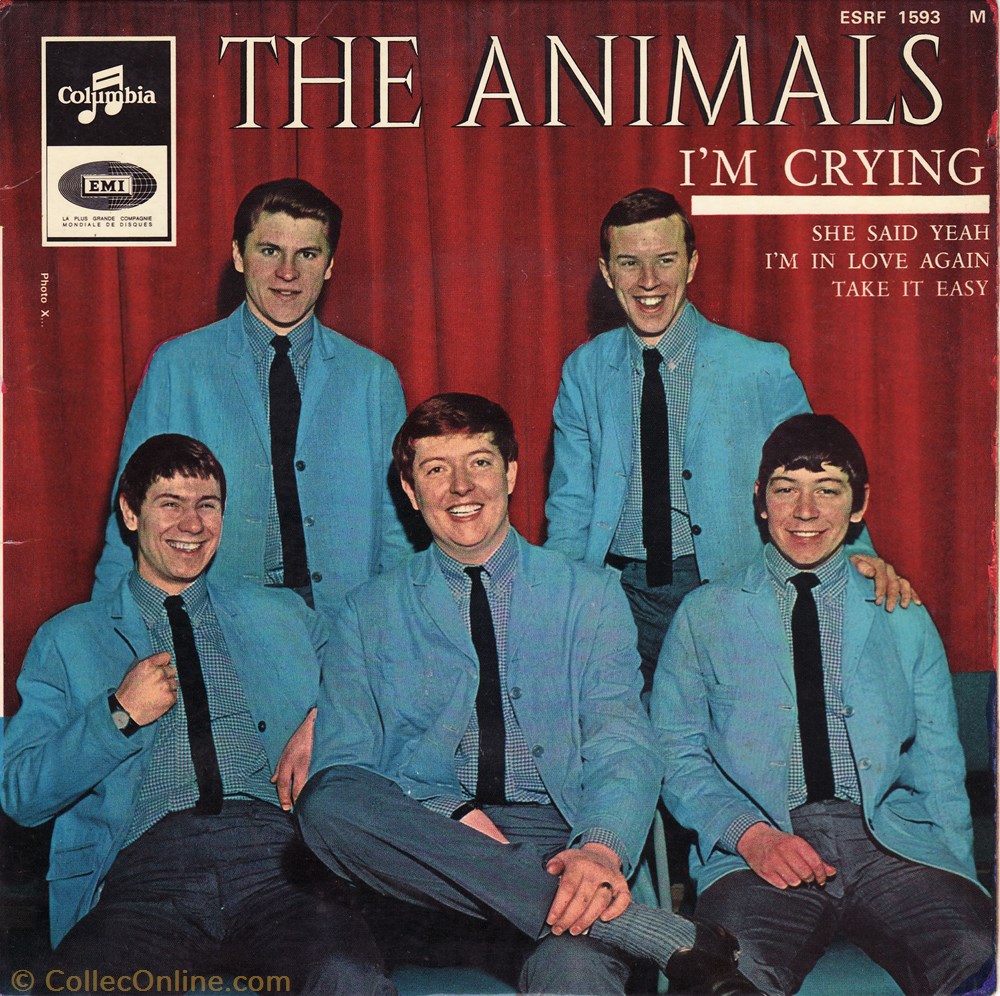 The Animals – I'm crying musique instrument vinyle disque tour the animals m crying
