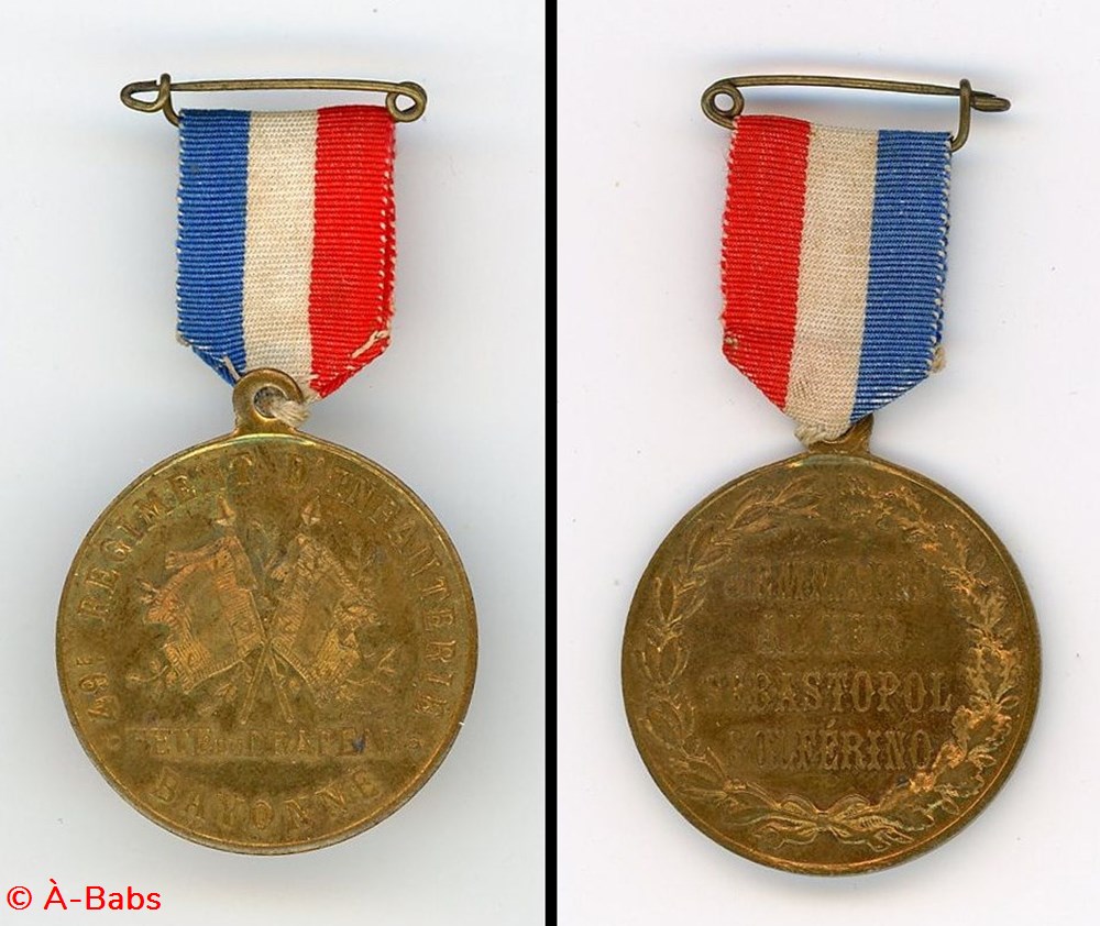 Médaille du 49° Régiment d'Infanterie - Bayonne - Fête des drapeaux militaria medailles insignes medaille du 49 regiment infanterie bayonne fete des drapeaux