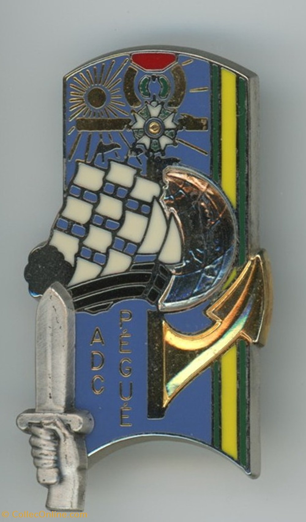 Insigne ENSOA - 149° Promotion Pégué Jean militaria medailles insignes insigne ensoa 149 promotion pegue jean