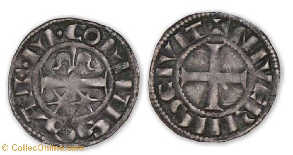 Féodale - NIVERNAIS - Comté de Nevers - Mahaut II monnaies france feodales feodale nivernais comte de nevers mahaut ii