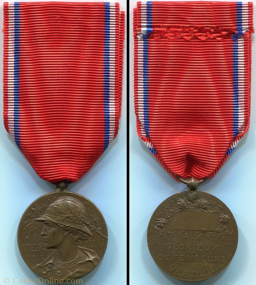 Médaille de Verdun militarium insigne medaille de verdun