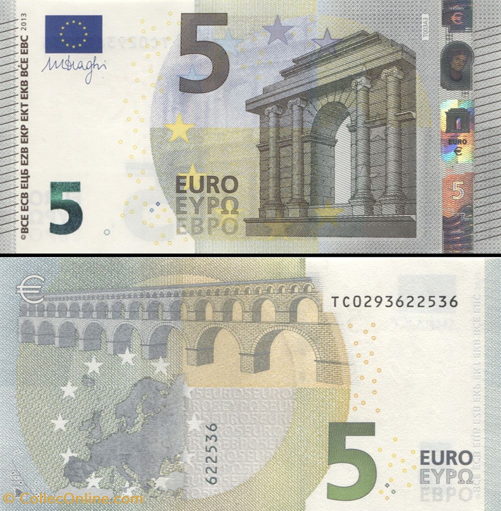 5 EUROS - SIGNATURE DRAGHI - PICK 20 T - IRLANDE billets 5 euros signature draghi pick 20 t irlande