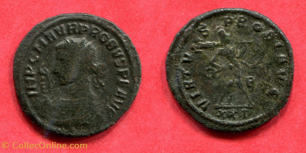 PROBUS - VIRTVS PROBI AVG - RIC 810 monnaie antique jc ap romaine republicaine imperiale probus virtvs probi avg ric 810