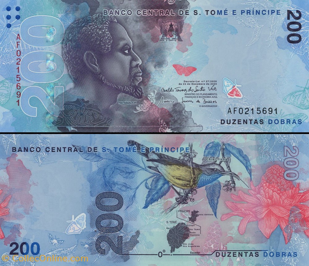 SAO TOME ET PRINCIPE - PICK 78 - 200 DOBRAS - 2020 billets afrique sao tome et principe pick 78 200 dobras 2020