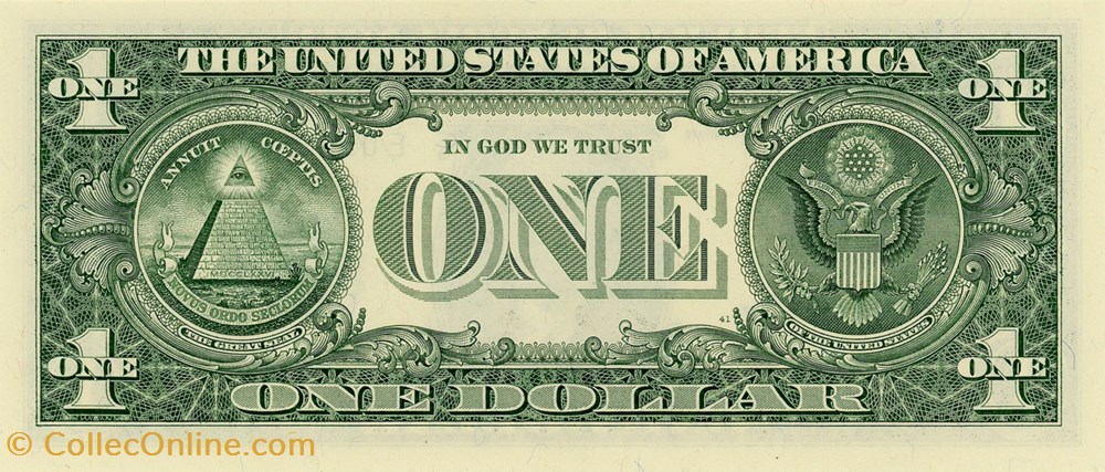 E- 1$ Federal Reserve Notes - Small Size 2013 Series billets amerique du nord etats unis e 1 federal reserve notes small size 2013 series
