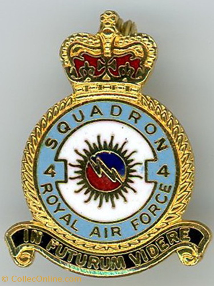 militarium medaille insigne r a f 4 squadron iv