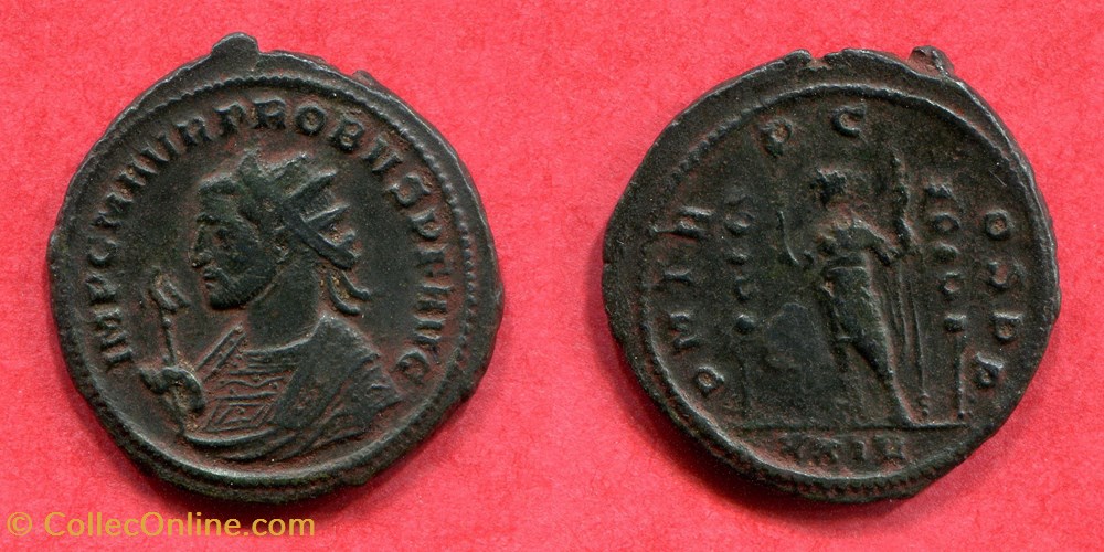 PROBUS - PM TR P COS PP - RIC 606 monnaie antique av jc a ap romaine republicaine imperiale probus pm tr p cos pp ric 606