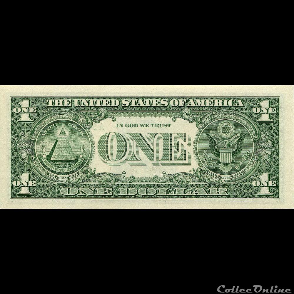G- 1$ Federal Reserve Notes - Small Size 2006 Series billet amerique du nord etat uni g 1 federal reserve notes small size 2006 series
