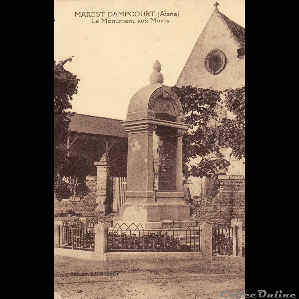 02 - Marest Dampcourt carte postale france picardie 02 marest dampcourt