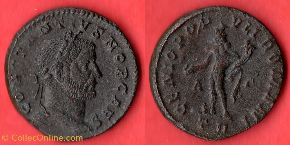 CONSTANCE Ier CHLORE - GENIO POPV-LI ROMANI - RIC.213 a monnaies antiques romaines imperiales et republicaines constance ier chlore genio popv li romani ric 213 a