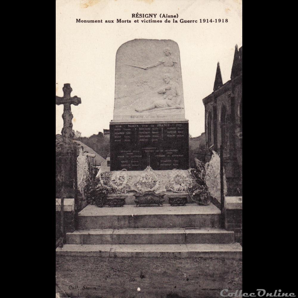 02 - Résigny carte postale france picardie 02 resigny