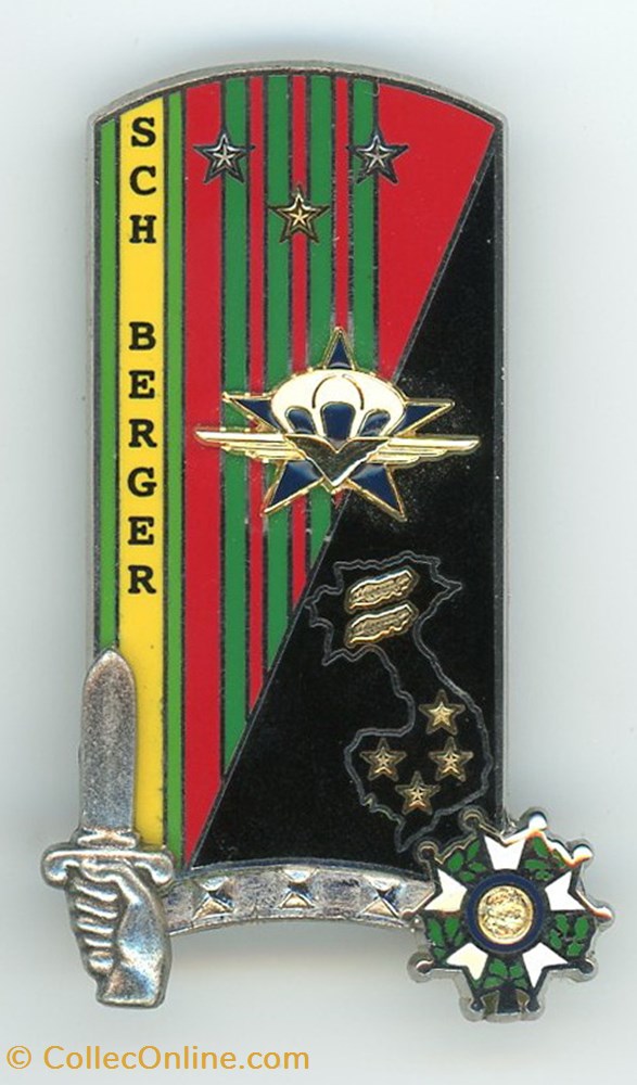 Insigne ENSOA - 263° Promotion Berger François militarium medaille insigne ensoa 263 promotion berger francois
