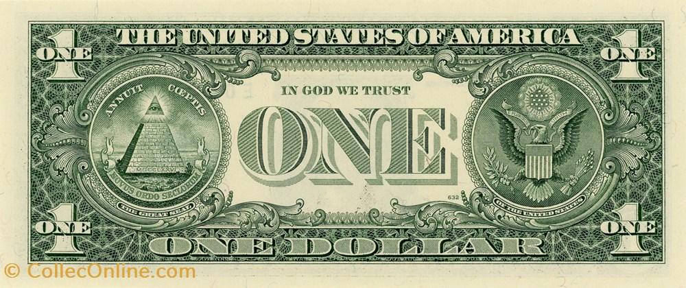 E- 1$ Federal Reserve Notes - Small Size 1995 Series billets amerique du nord etats unis e 1 federal reserve notes small size 1995 series
