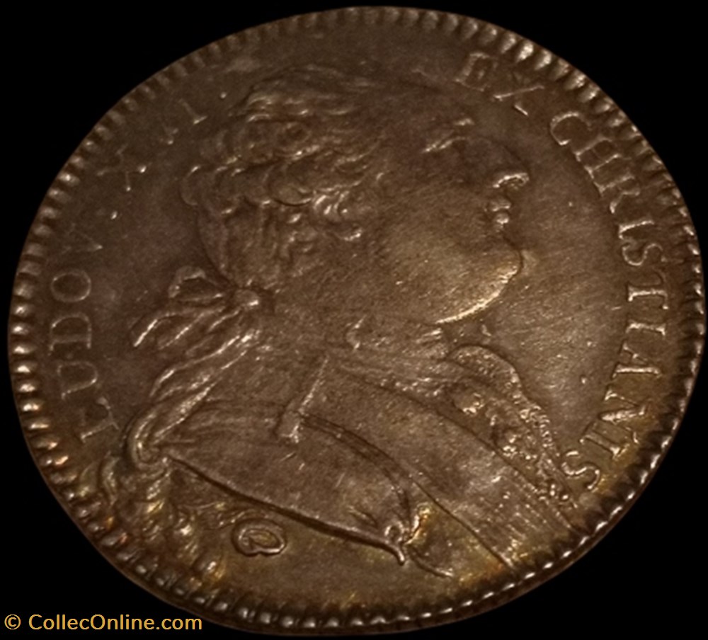 Jeton des Etats de Bretagne. monnaie mereaux jeton des etats de bretagne