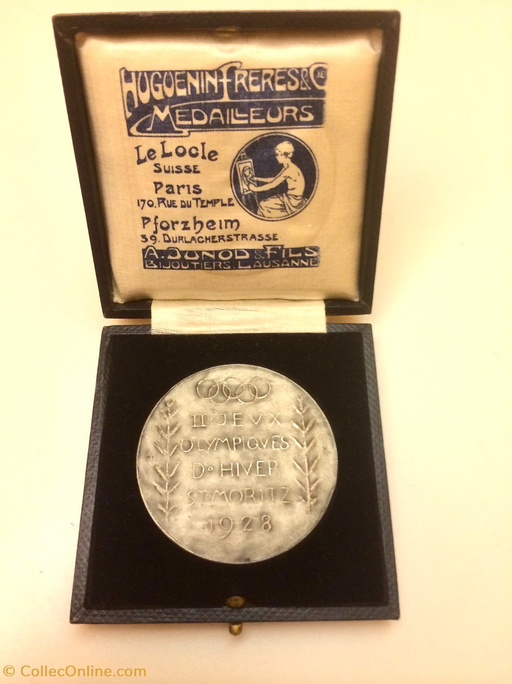 sport olympisme medailles d argent des jeux olympiques hiver de saint moritz 1928