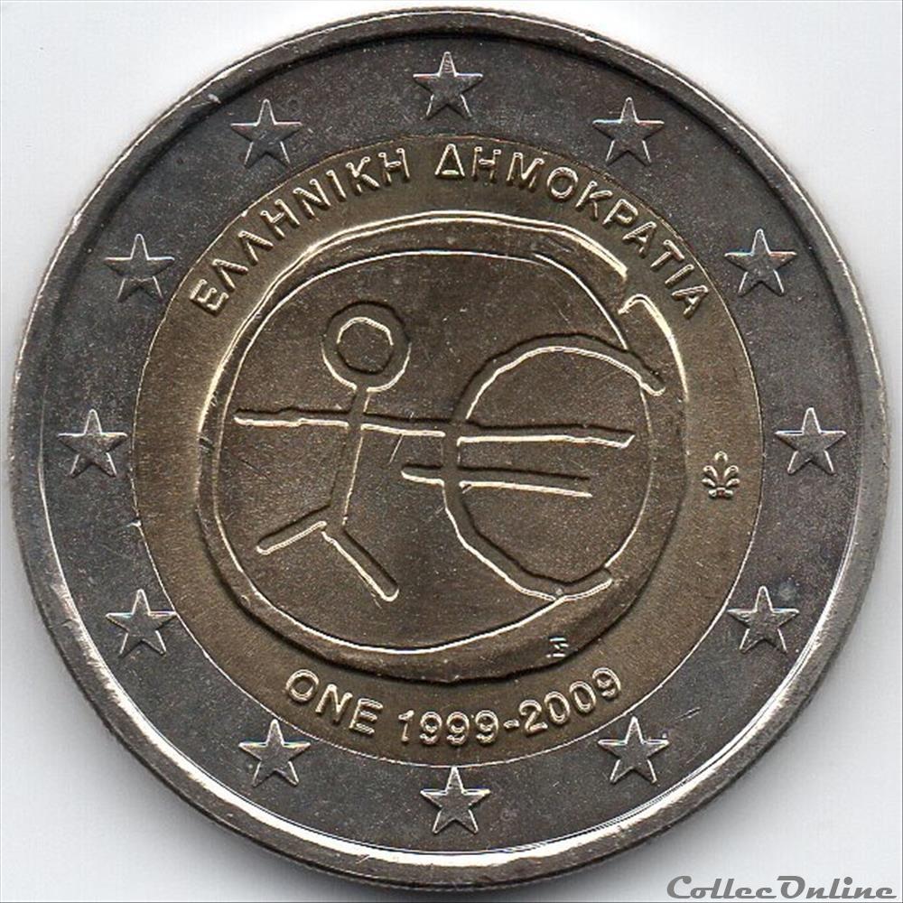 2009 : X° An. U.E et Monétaire monnaie euro grece 2009 x an u e et monetaire