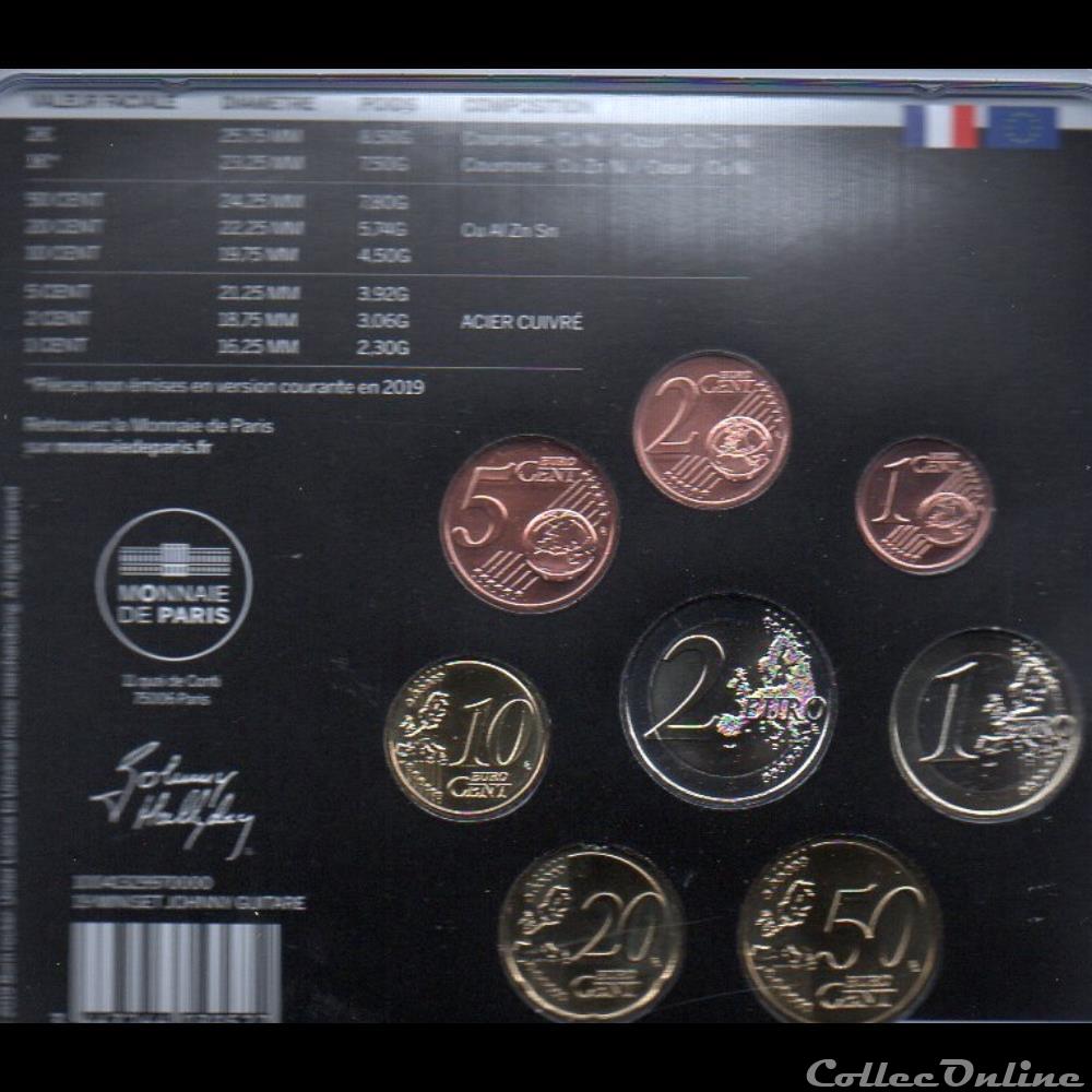 BU : 2019 monnaie euro a france bu 2019